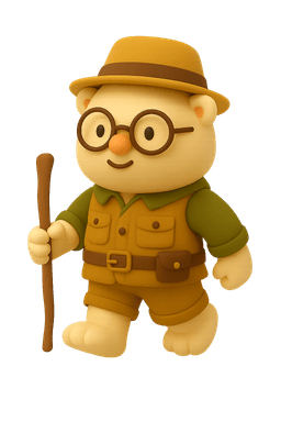 실험적인 탐험가 곰돌이